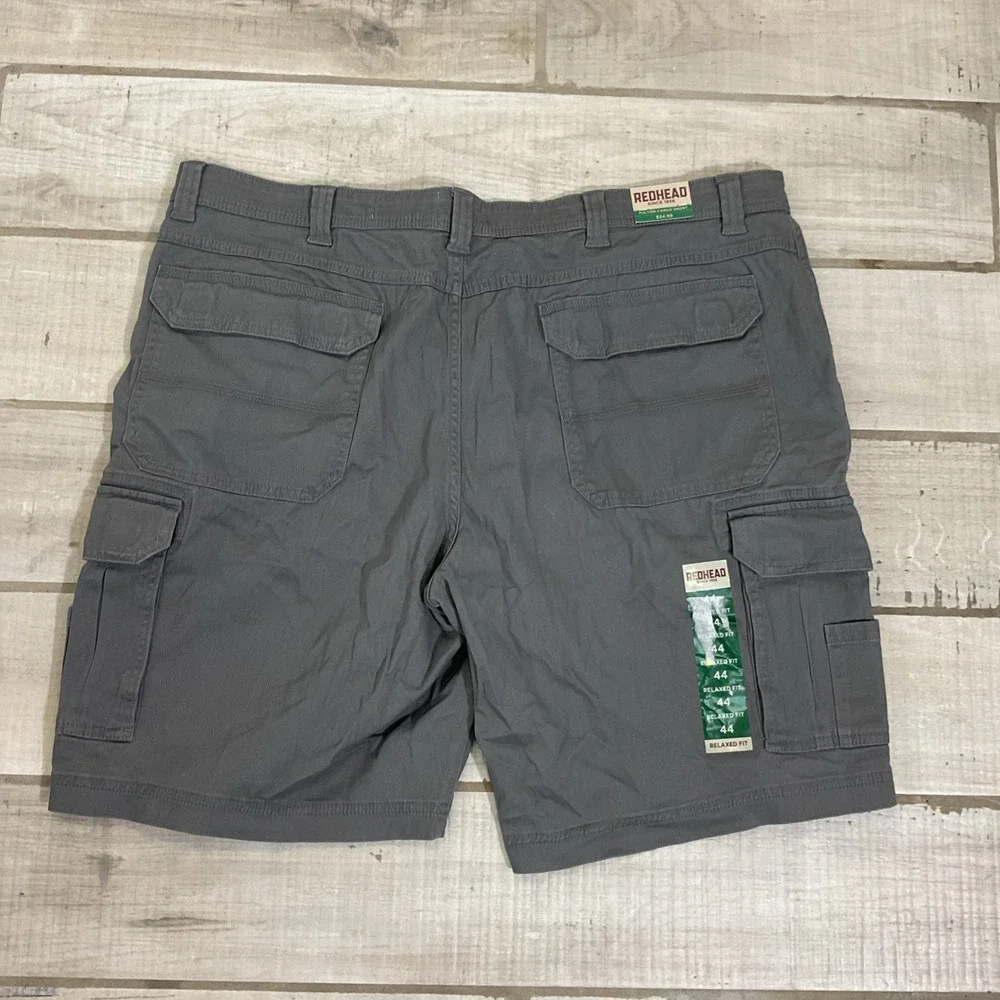 RedHead Fulton Flex Cargo Shorts Men's 44 Gray Grey‎ Relaxed